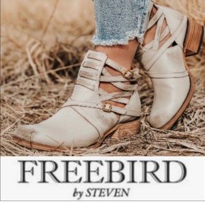 stair in Ice .. Freebird by Steven—-distressed bootie